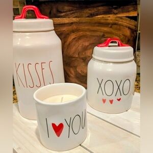 Rae Dunn💗Valentine Canister Set
